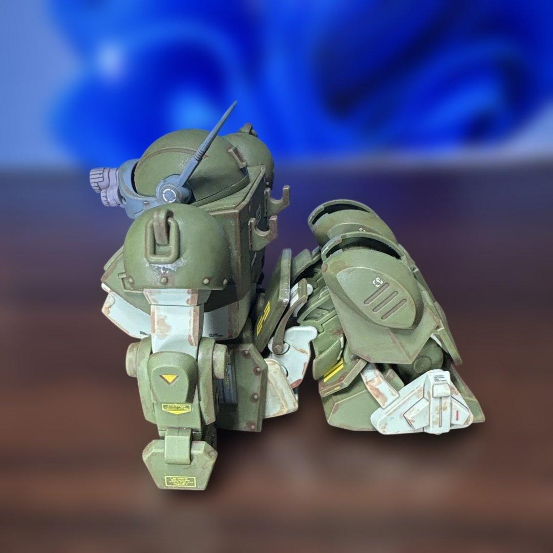 【完成品】HGスコープドッグ+拡張パーツセット1ボディ&キリコ+バーグラ太もも