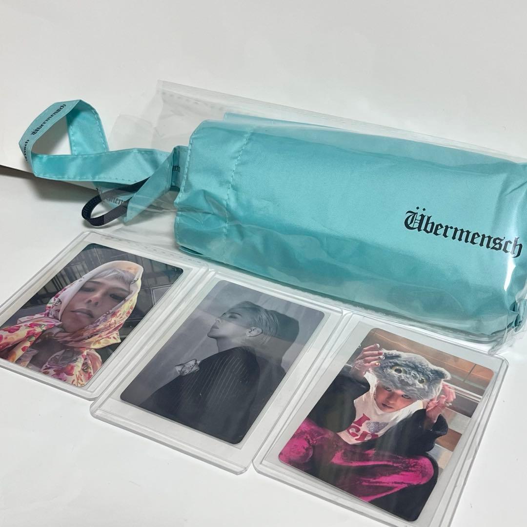 G-DRAGON Übermensch 大阪限定 折りたたみ傘　トレカ3枚セット