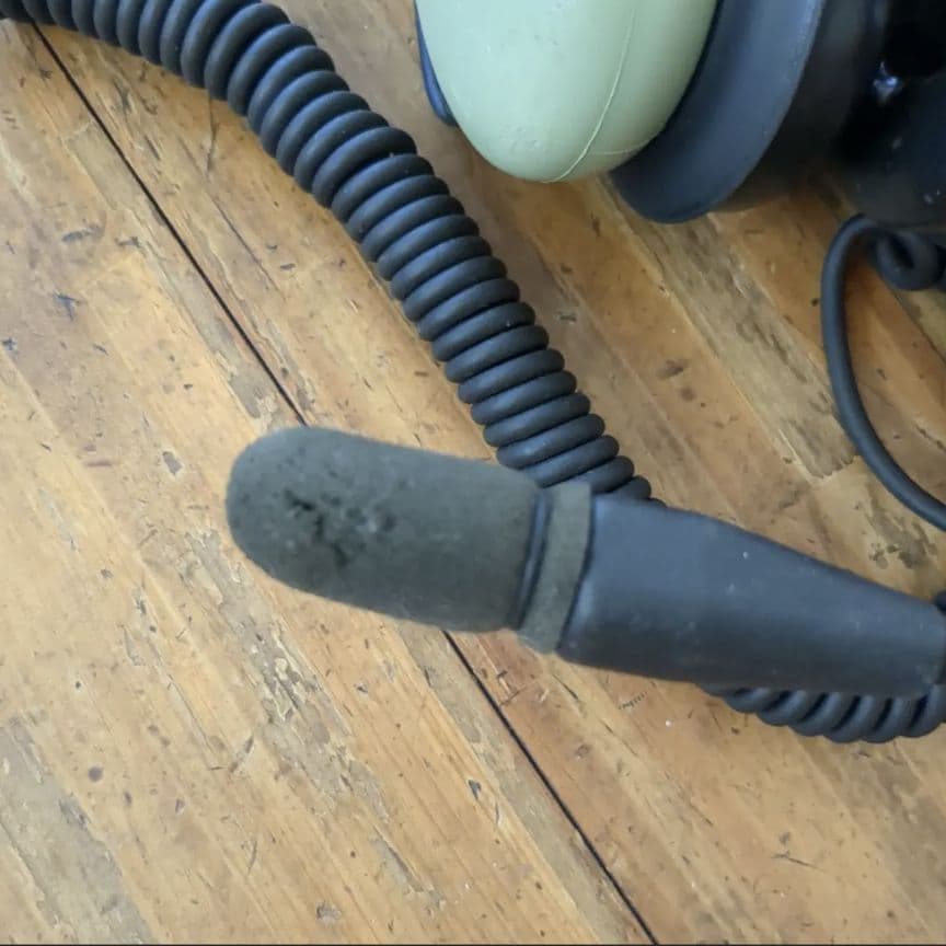 米軍実物　David Clark デビッドクラーク　航空機用　ヘッドセット