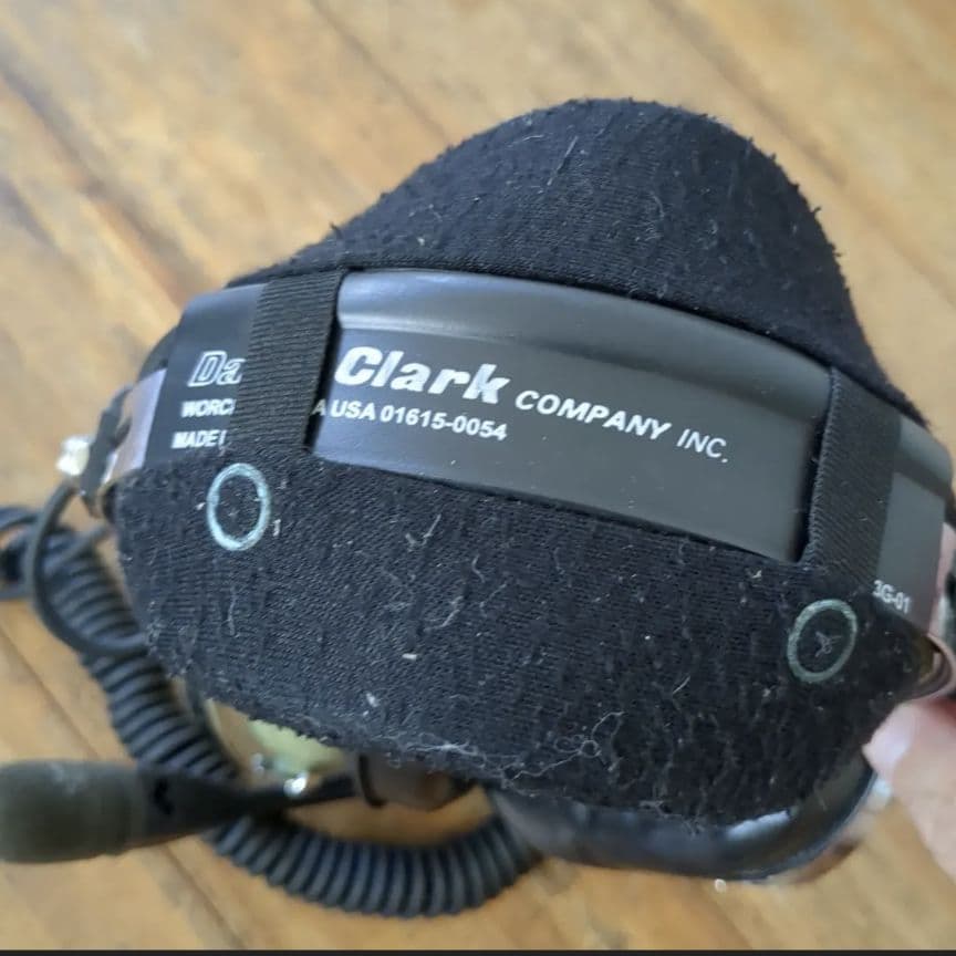 米軍実物　David Clark デビッドクラーク　航空機用　ヘッドセット