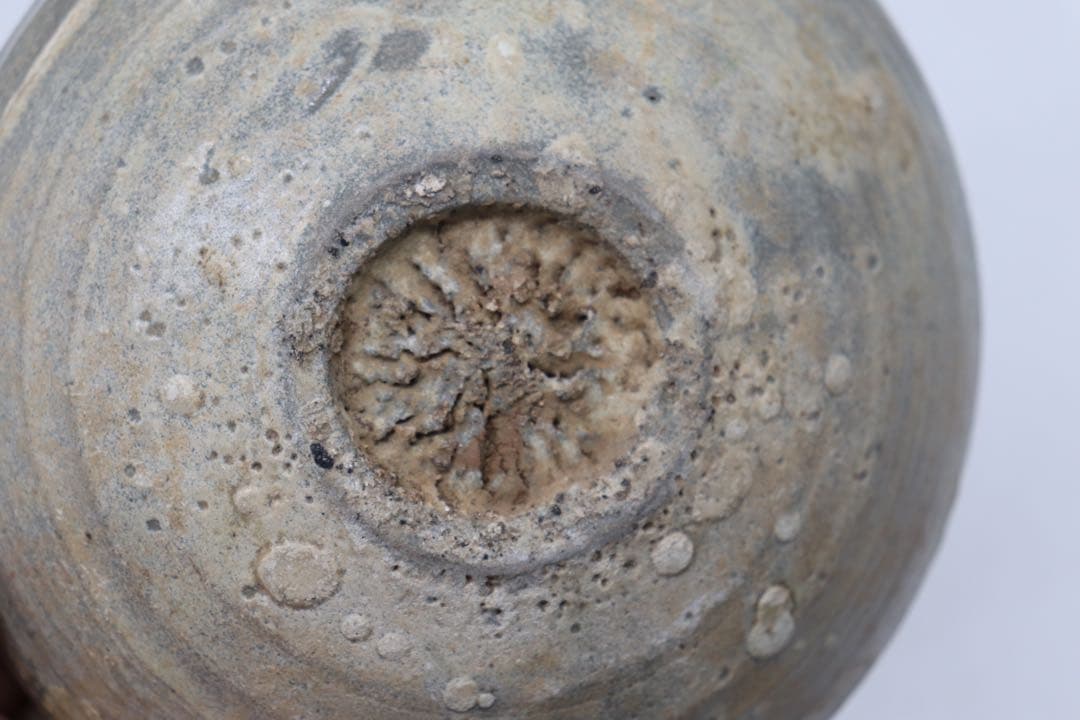 李朝　粉青釉茶碗　アンティーク　送料込み0528