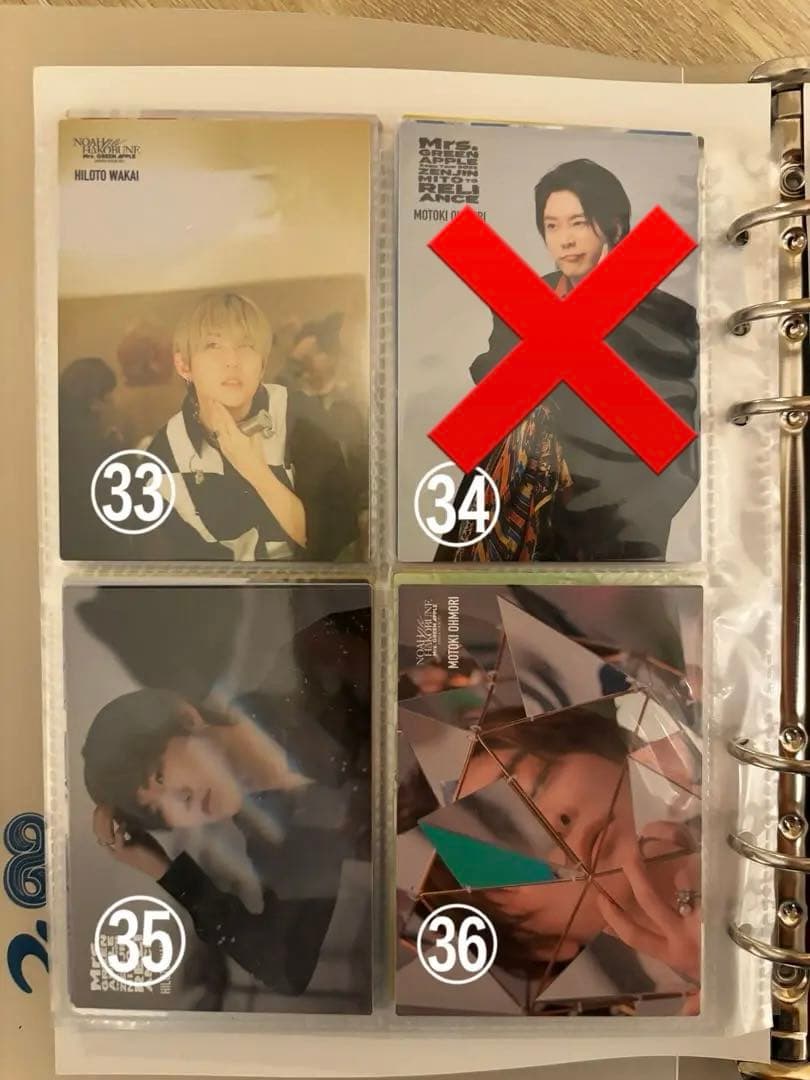 Mrs. GREEN APPLE フォトセ(バラ売り可)