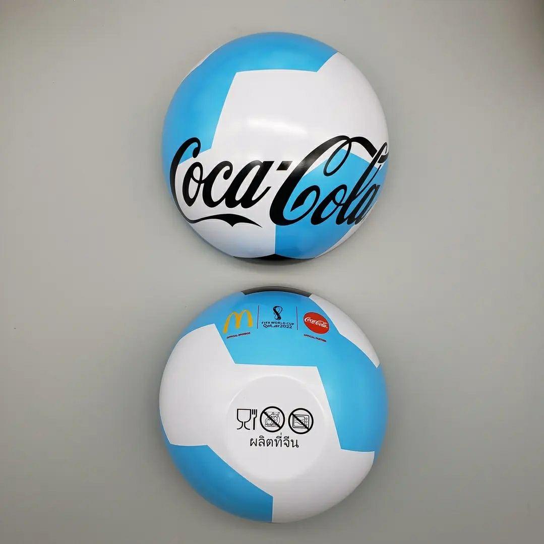FIFA2022+マクドナルド+コカ・コーラ★サッカー スナックボウル★６個