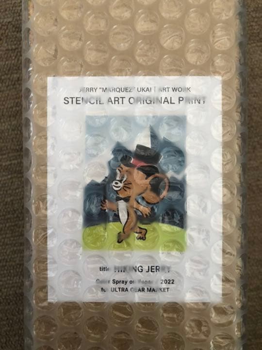 ステンシル作品　ＪＥＲＲＹ　ＭＡＲＱＵＥＺ　ジェリー鵜飼　ジェリーマルケス