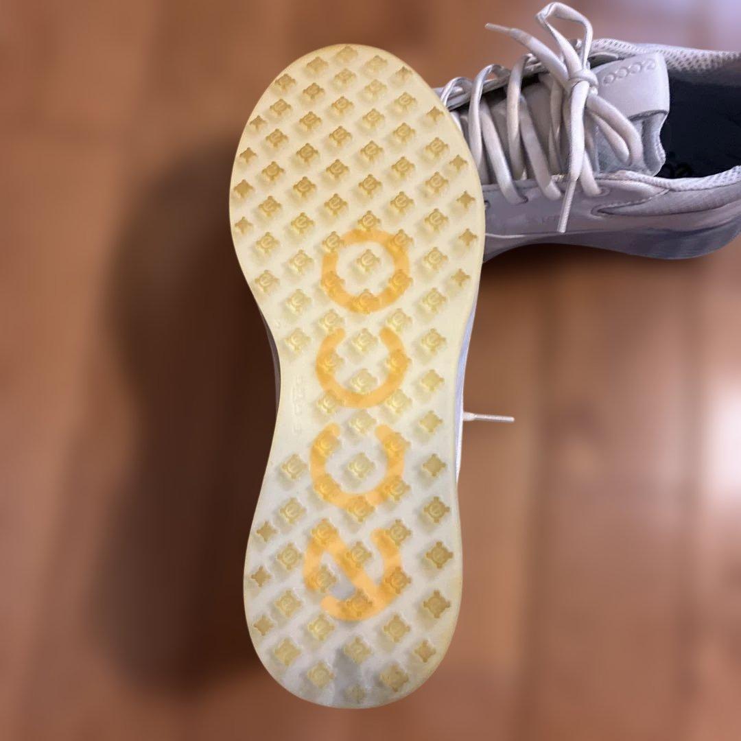 ecco ホワイト ゴルフシューズ