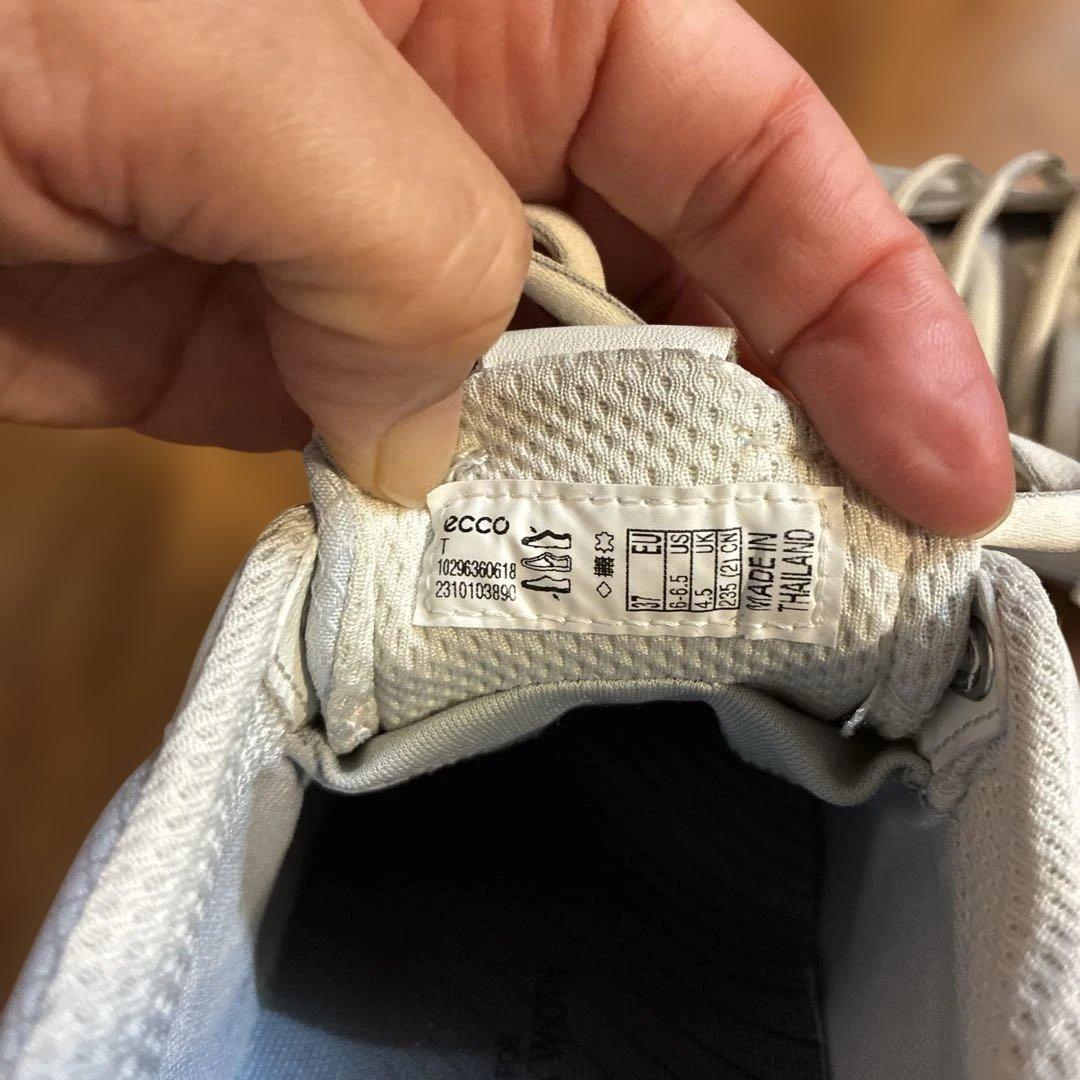 ecco ホワイト ゴルフシューズ