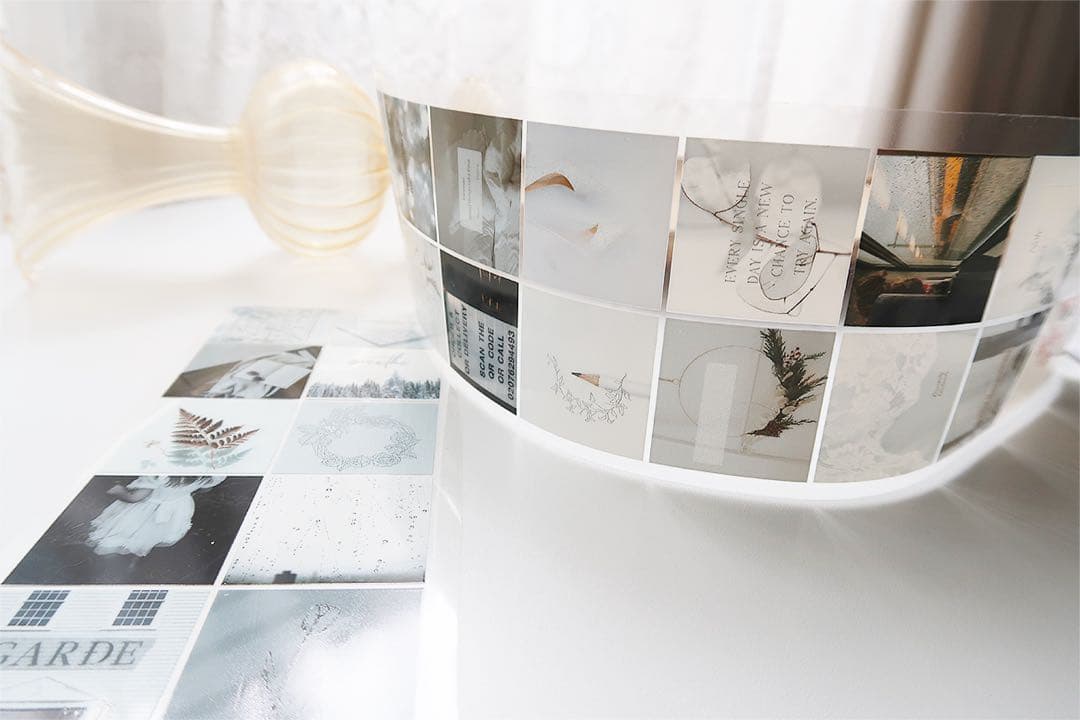 【1021】木栖与苔《黑白空间》海外マステ　PETテープ