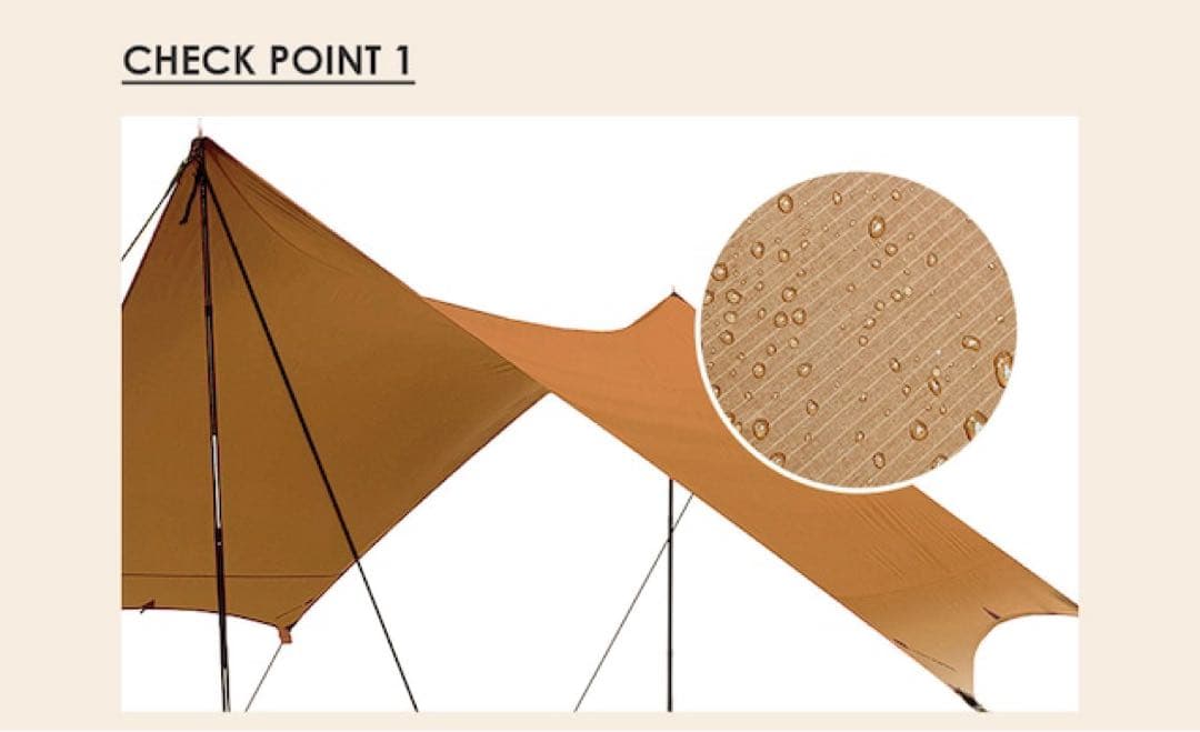 ゼログラム シルナイロンタープ Minimalist Recta Tarp