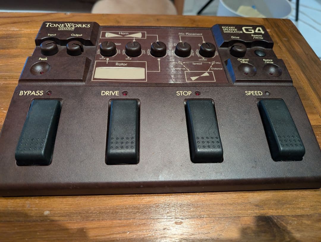 ロータリーシミュレーター　korg toneworks G4