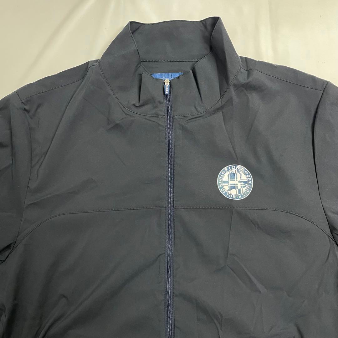 FIDRA ゴルフウェア ストレッチ ブロッキングジャケット XL 紺①