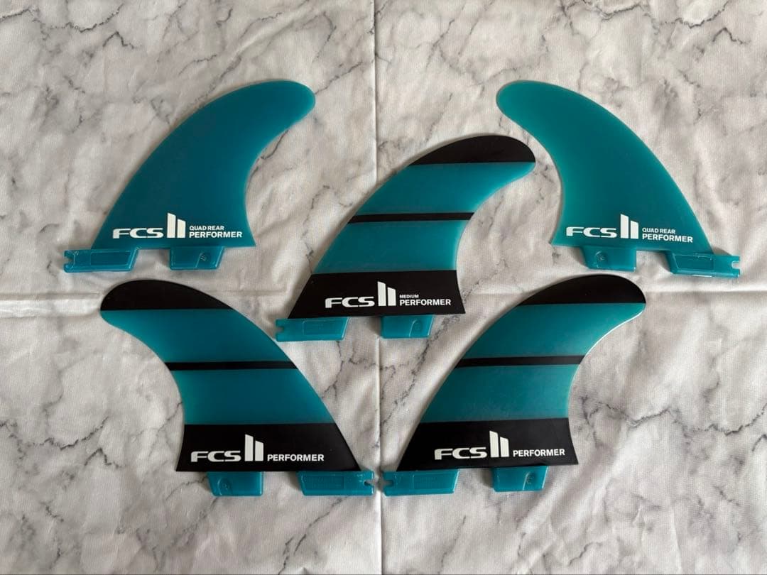 FCS II PERFORMER トライ&クワッド5枚セット