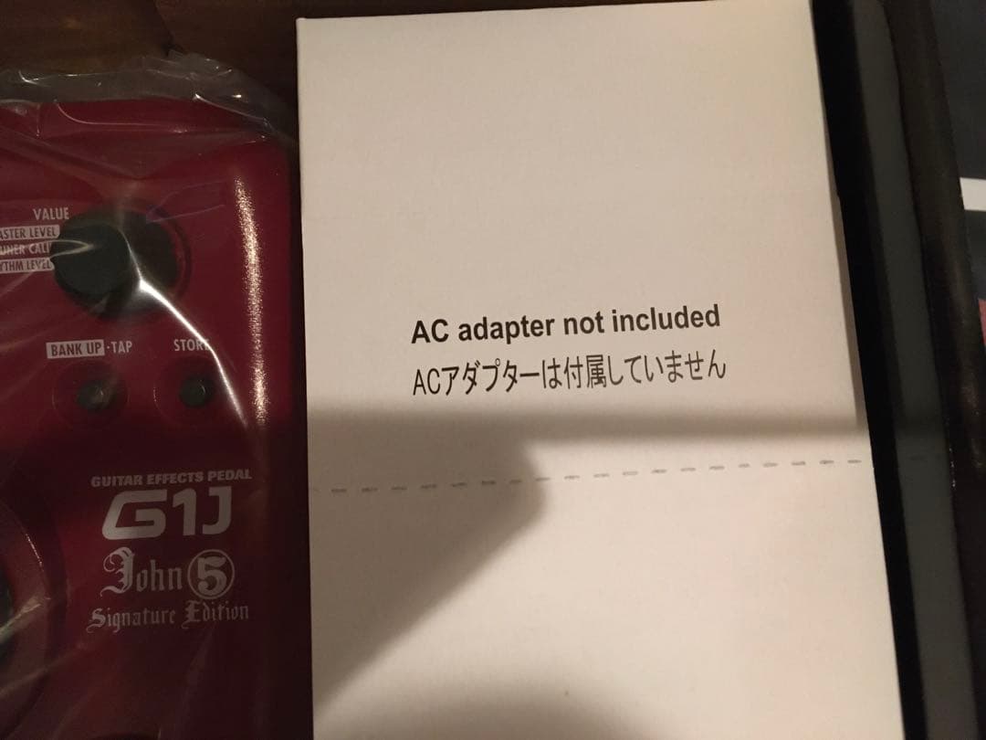 新品未使用　ZOOM G1J John5 シグネーチャーエディション