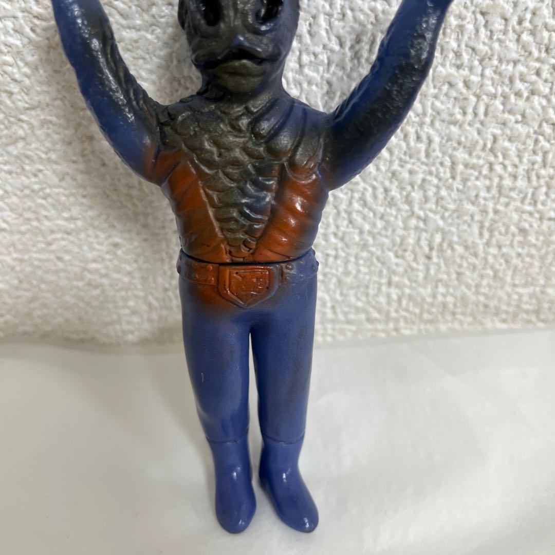 ⚠️当時物・貴重　仮面ライダー　アマゾニア　ミニソフビ　バンダイ製　昭和レトロ