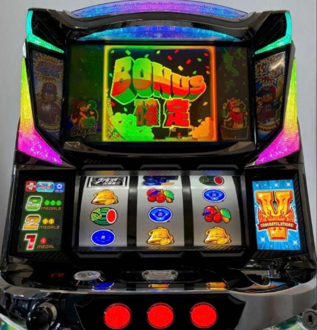 パチスロ実機【ファミスタ 回胴版】不要機付 無段階ボリューム付 送料無料❗️