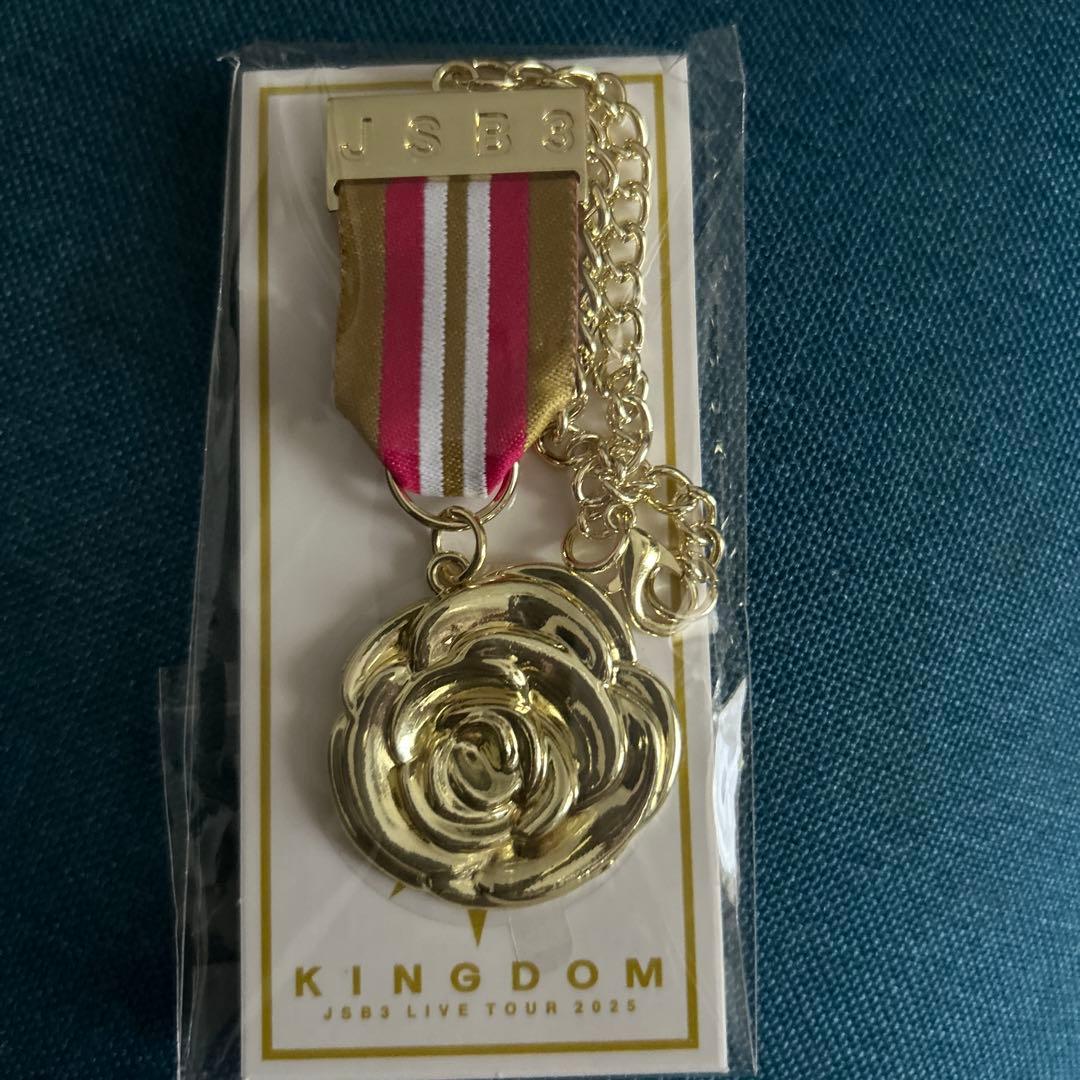 三代目ベースボールシャツWHITEローズチャーム