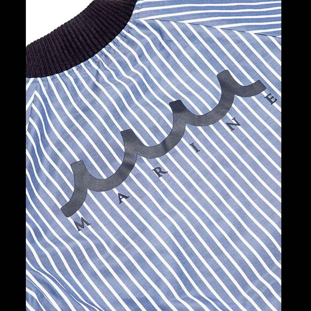 muta★リバーシブルファーMA-1ブルゾン★ネイビー★2way