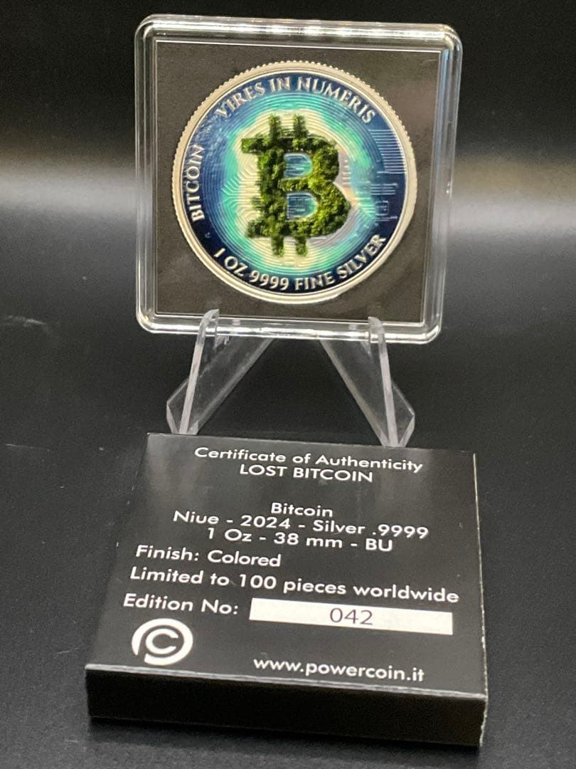 ビット 仮想通貨 1オンス銀貨 LOST