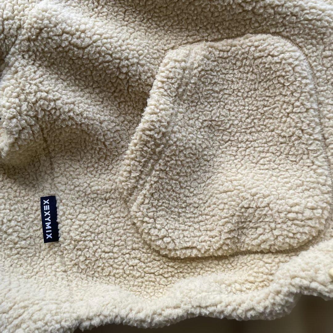 美品　XEXYMIXシェルパ ハイネックジャンパー　サイズフリー