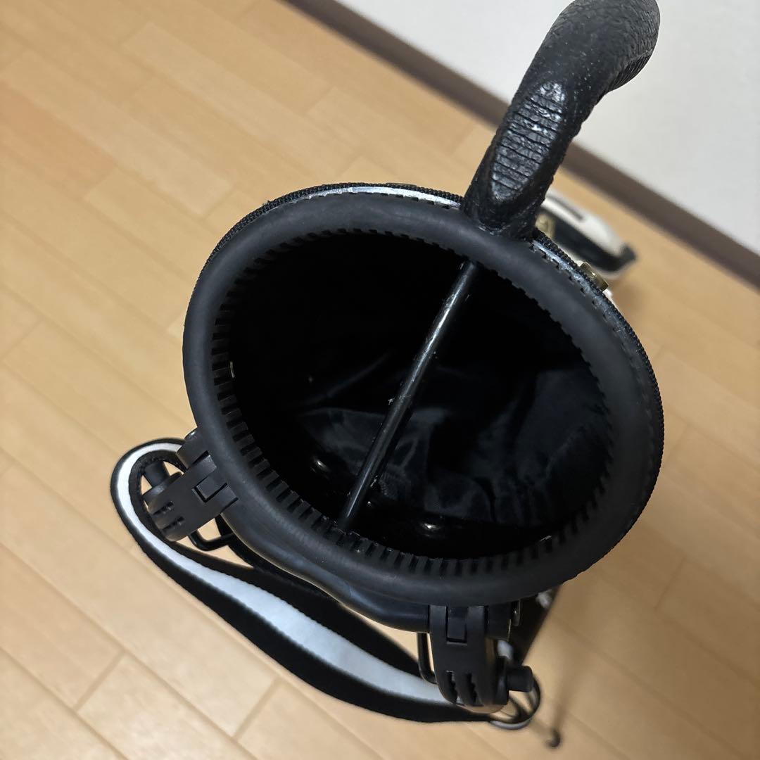 Malbon Golf スタンドバッグ ブラック/ホワイト