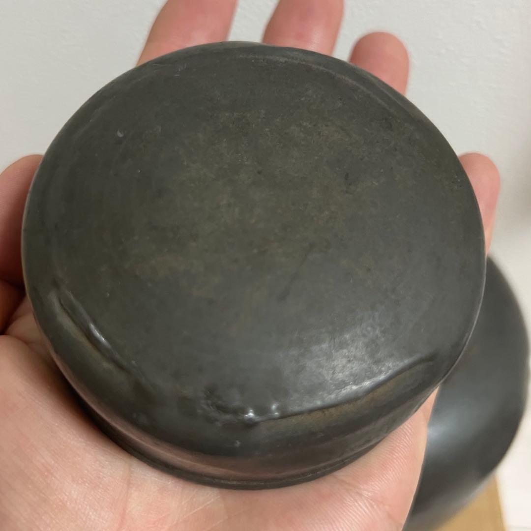 茶道具 古錫 在銘 大茶壺 茶心壷 茶入 骨董品