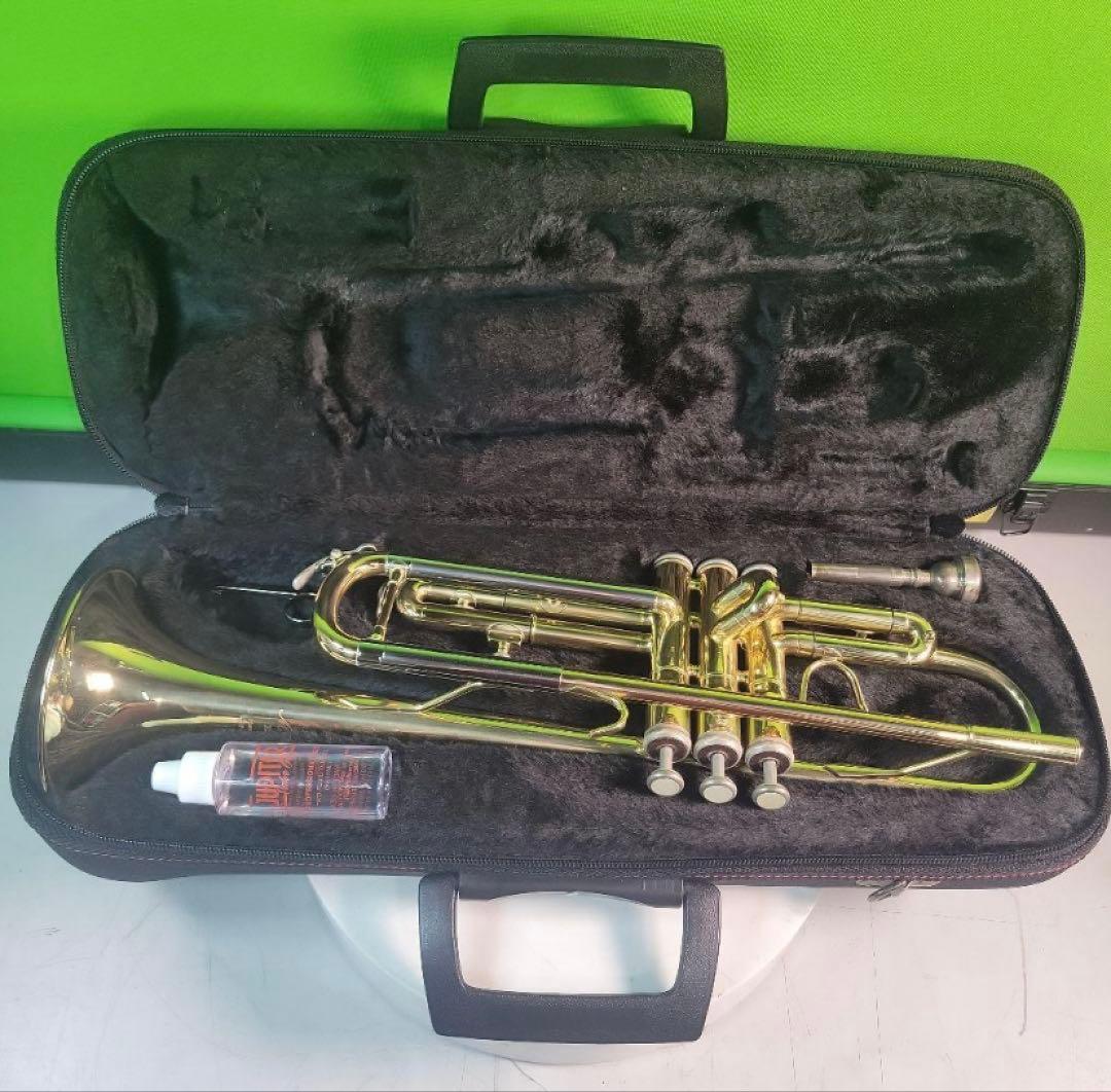 トランペット本体 マウスピース・オイル付き