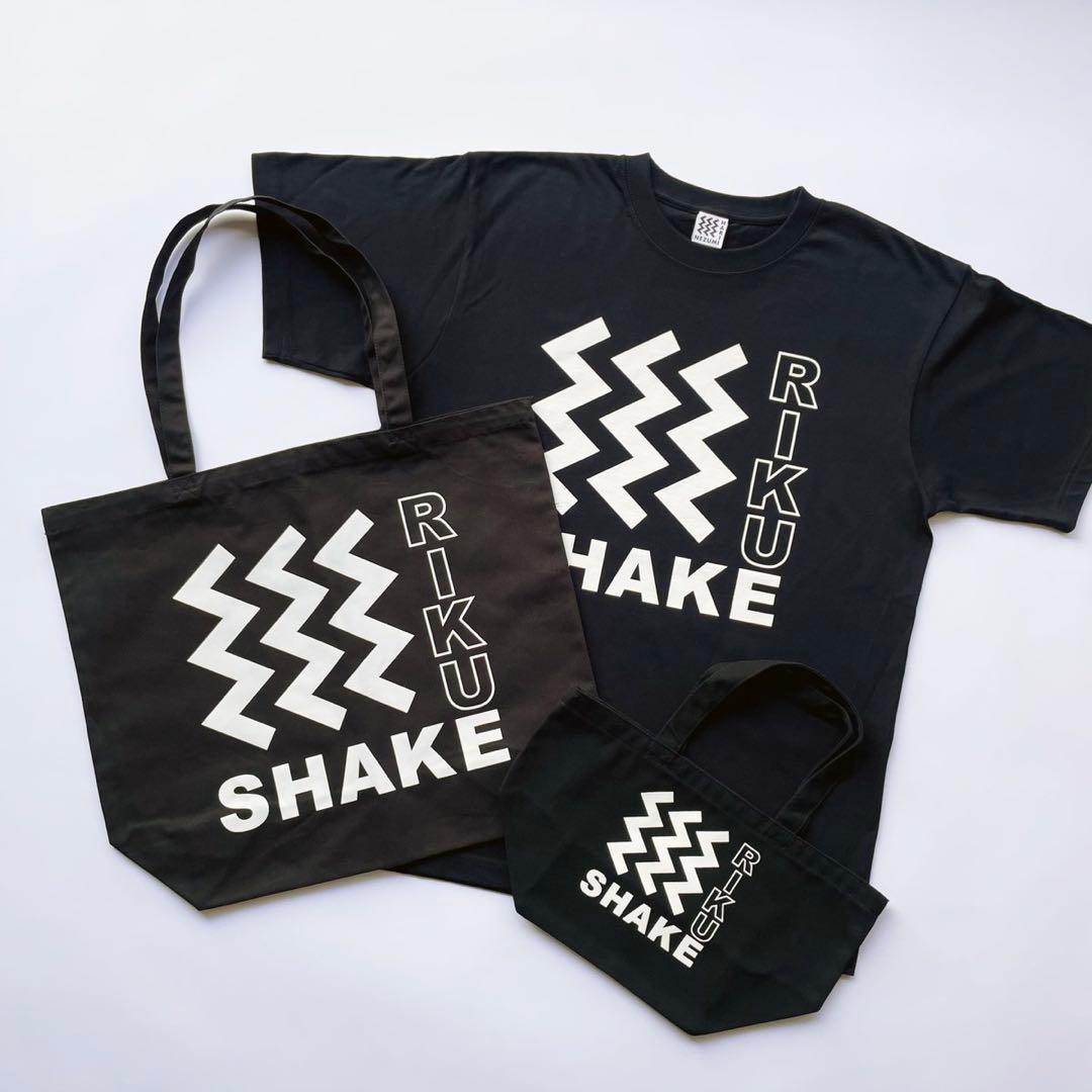 HARINEZUMI×SHAKE RIKUフルセット ブラック&白Tシャツ XL