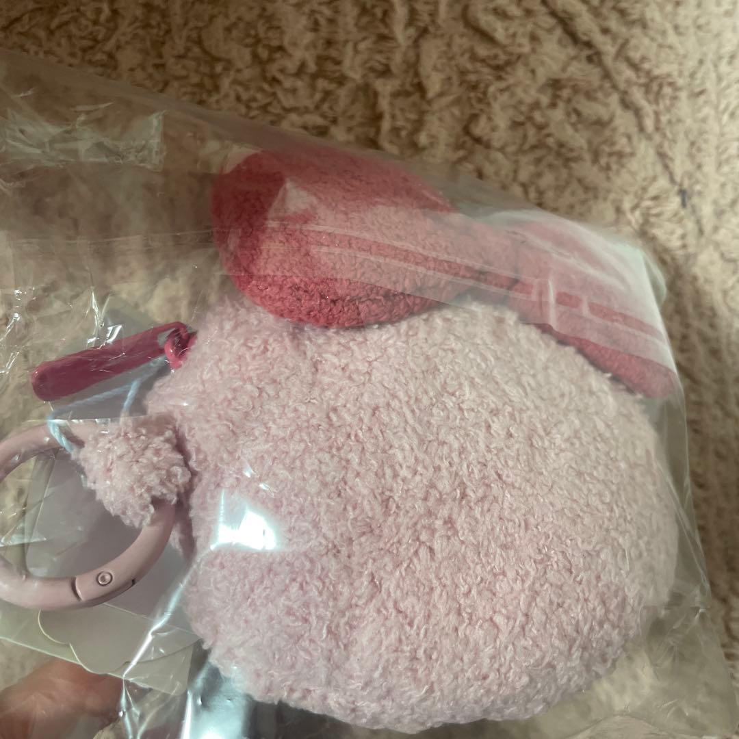 ジェラピケドラミちゃん　ベビモコフェイスポーチ&ヘアクリップ