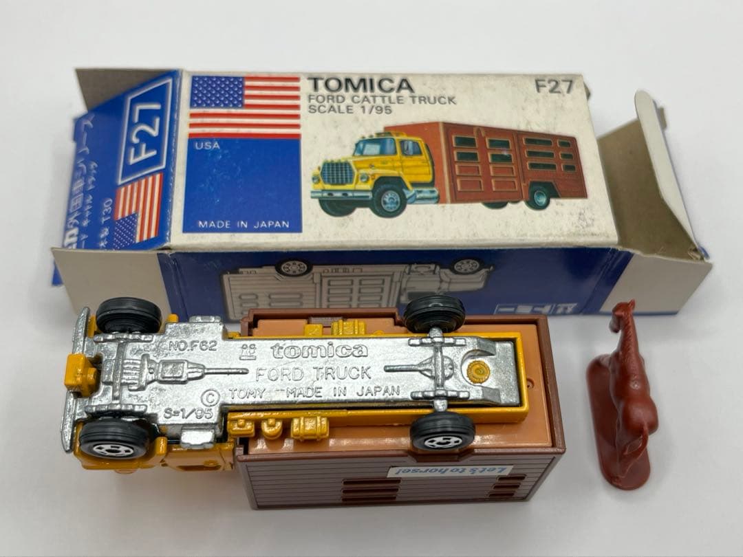 トミカ 日本製 青箱 F27 フォード キャトルトラック