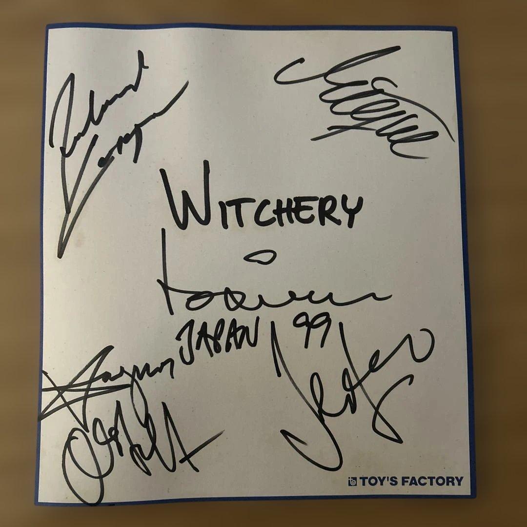 Witchery ウィッチリー　直筆サイン 1999年12月