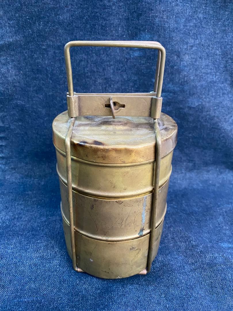 真鍮　ランチ　ボックス　野点