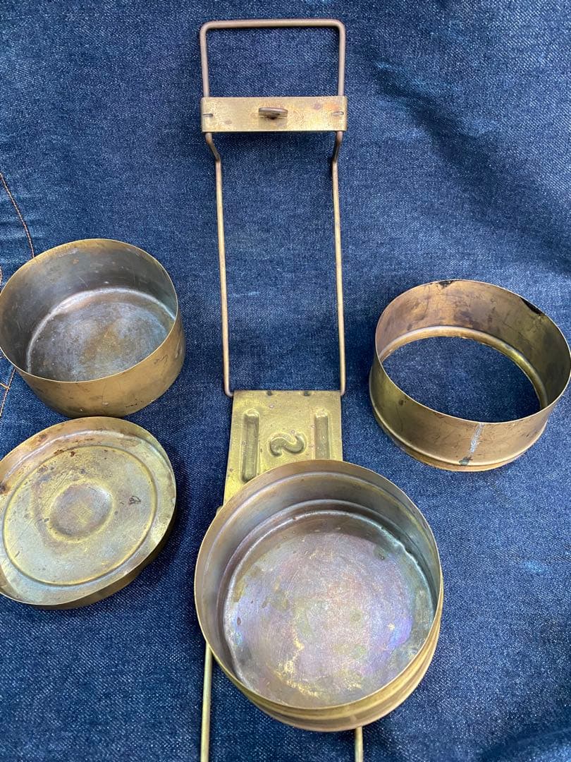 真鍮　ランチ　ボックス　野点