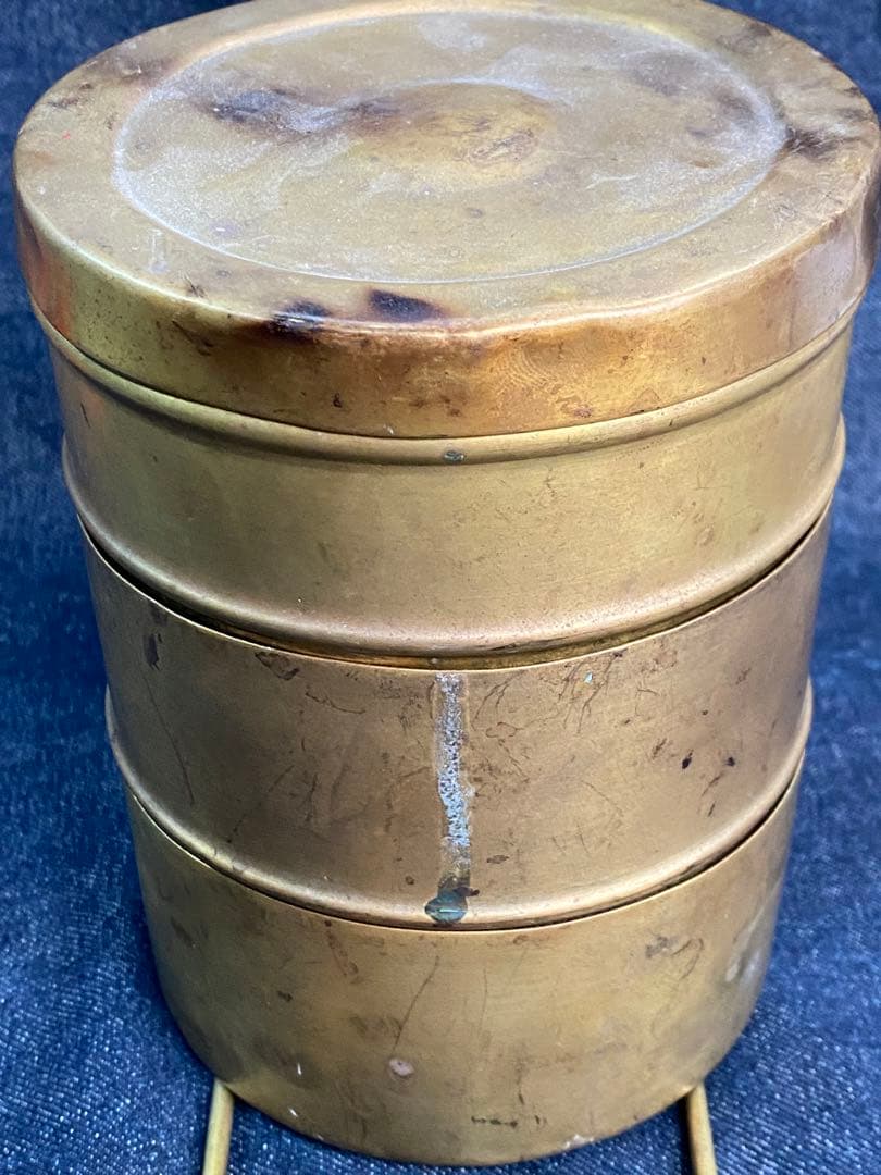 真鍮　ランチ　ボックス　野点