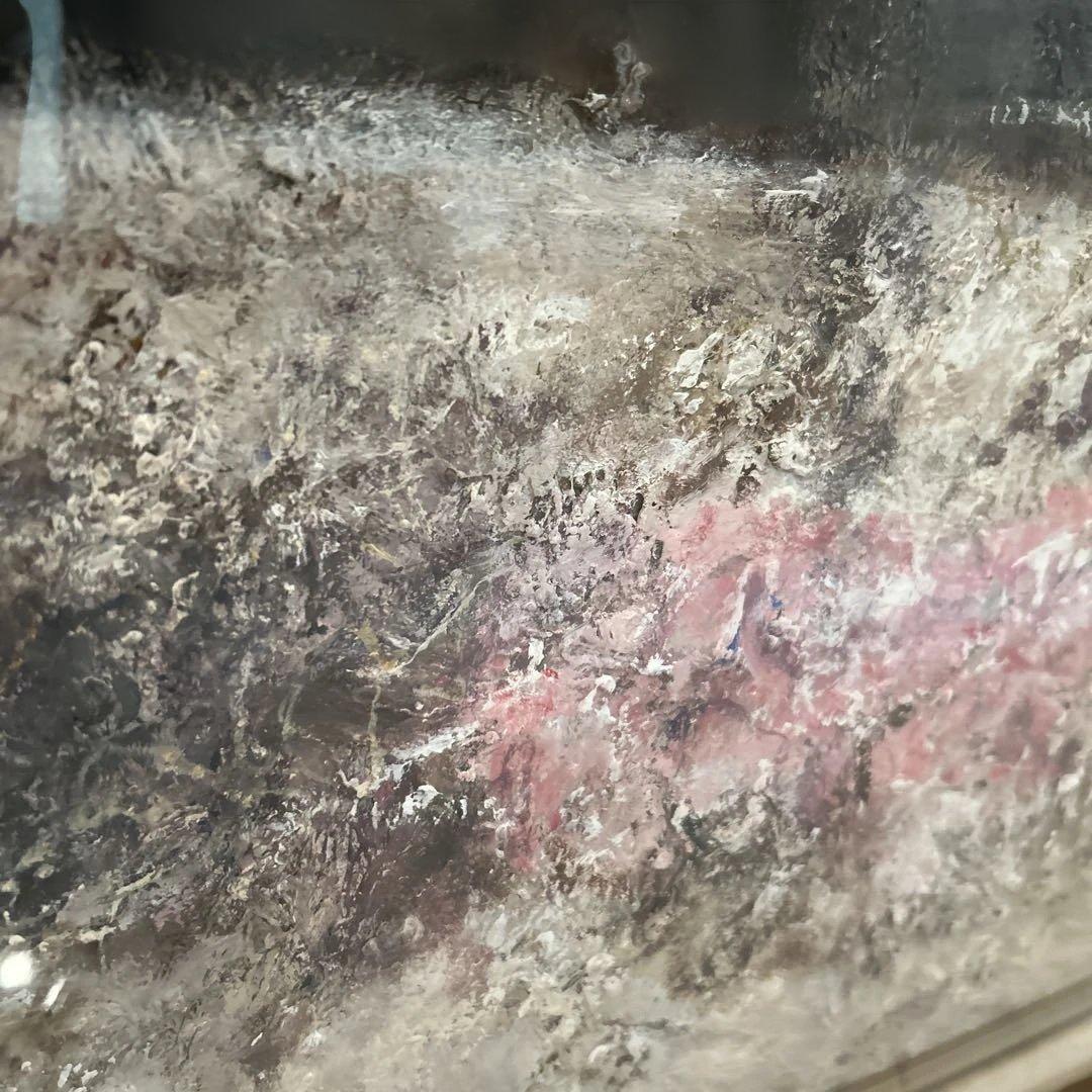 【真作】佐藤敬　油絵10号 「浜」