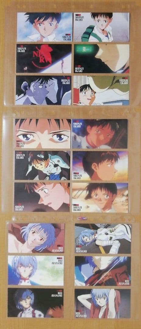 カードダスマスターズワイド 新世紀エヴァンゲリオン劇場版 264種類フルコンプ