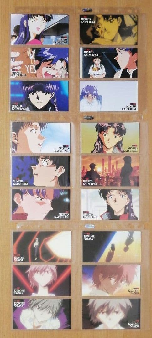 カードダスマスターズワイド 新世紀エヴァンゲリオン劇場版 264種類フルコンプ