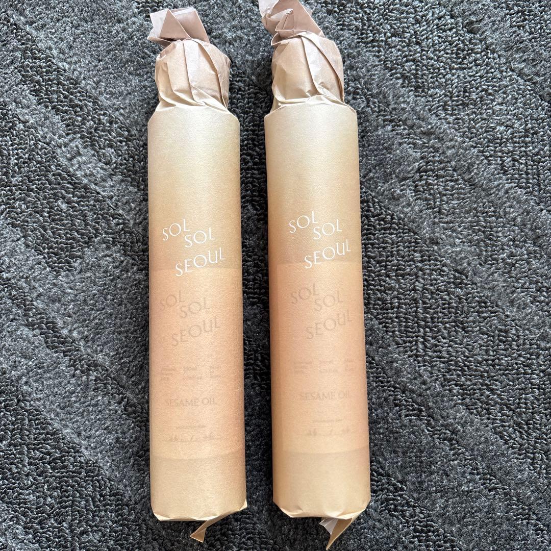 【新品未開封】solsol seoul ソルソルソウル　ごま油　2本セット