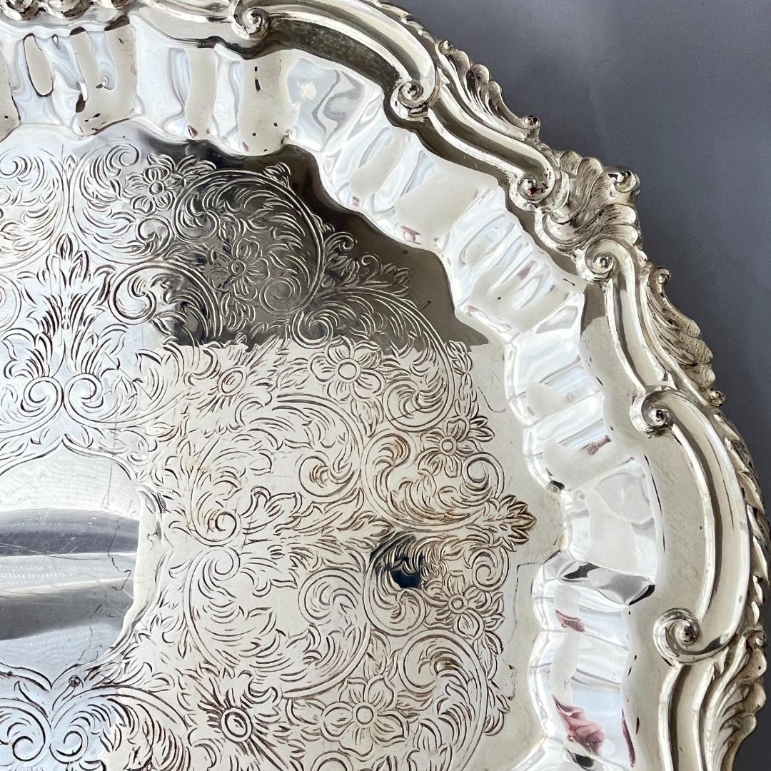 【チッペンデール】 サルヴァ / ギャラリートレー 40cm 大型