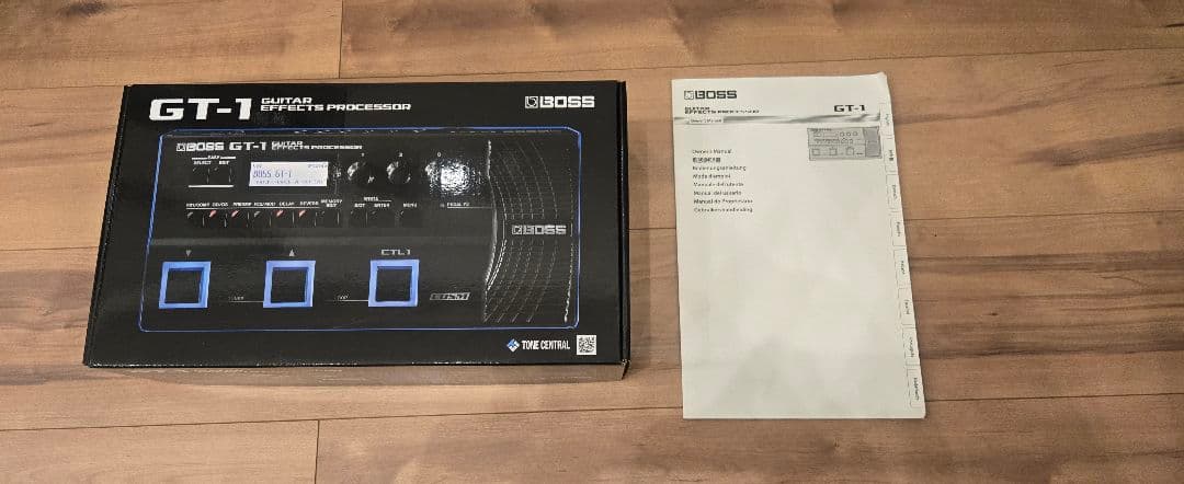 美品　BOSS GT-1 ギター マルチエフェクター　動作良好 電源コード付き