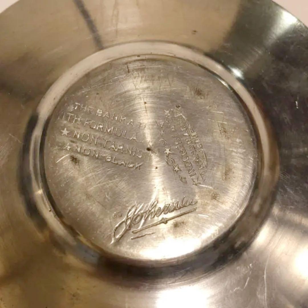 インドネシア　錫　食器　画像　追加