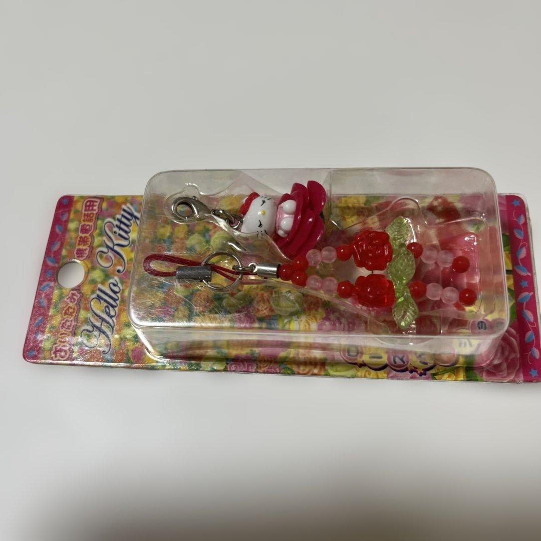 ハローキティ バラ ストラップセット 2003年 サンリオ レア