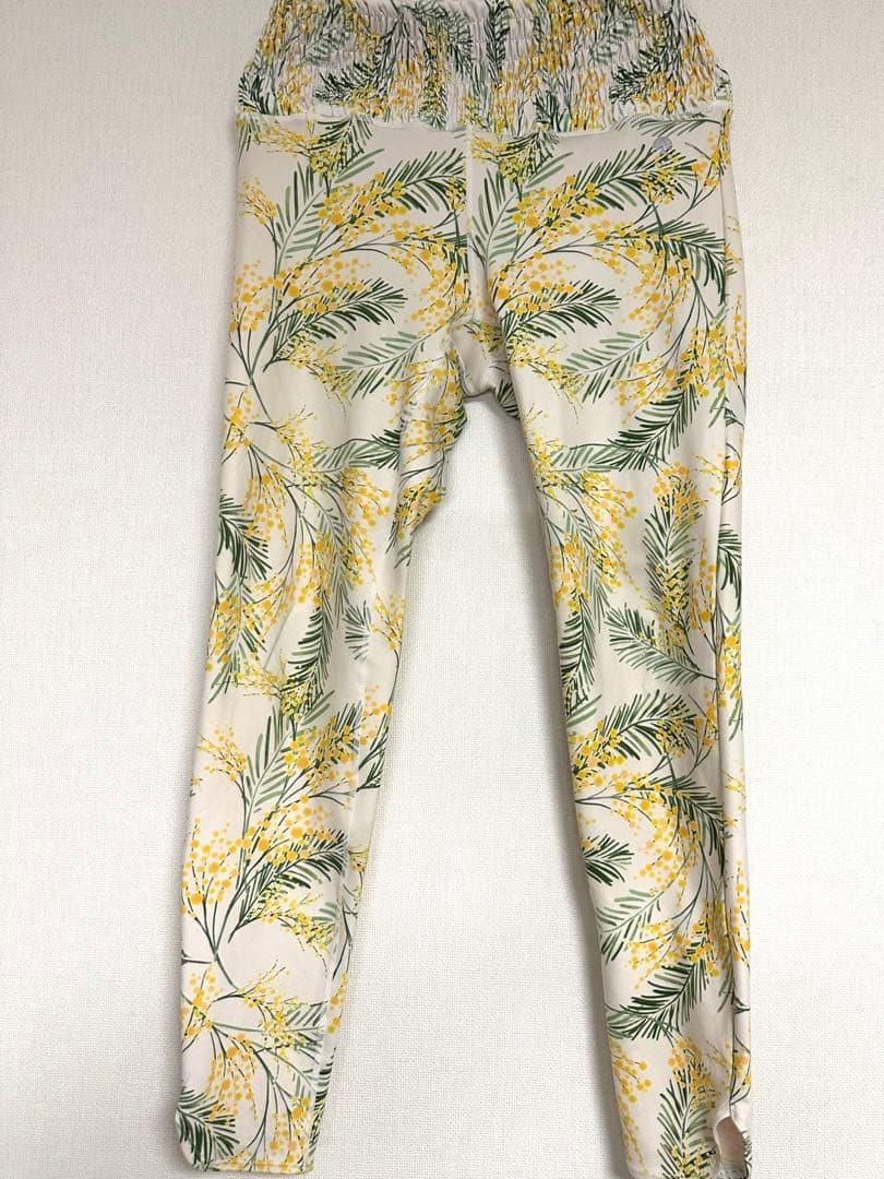 SUKALA ラバ フラワー ヨガウェア上下セット　【ミモザ】サイズＬ