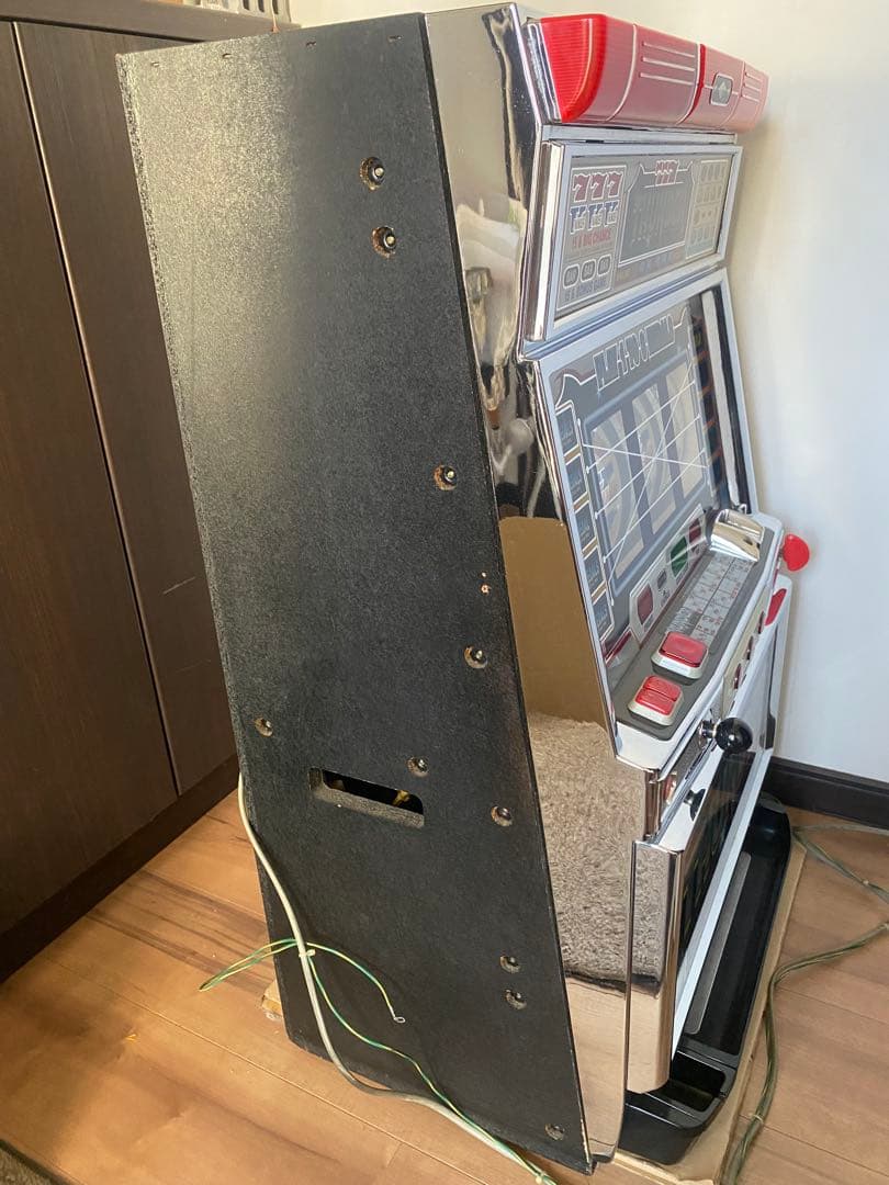 サンダーV 中パネルフルLED仕様 不要機付 パチスロ実機 4号機