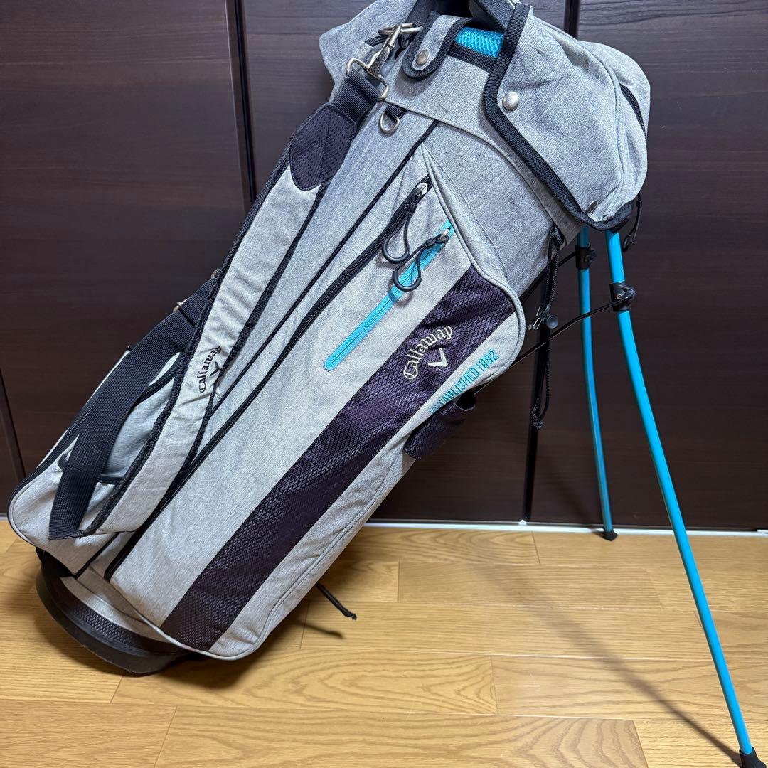 Callaway スタンド式キャディバッグ ゴルフバッグ グレー