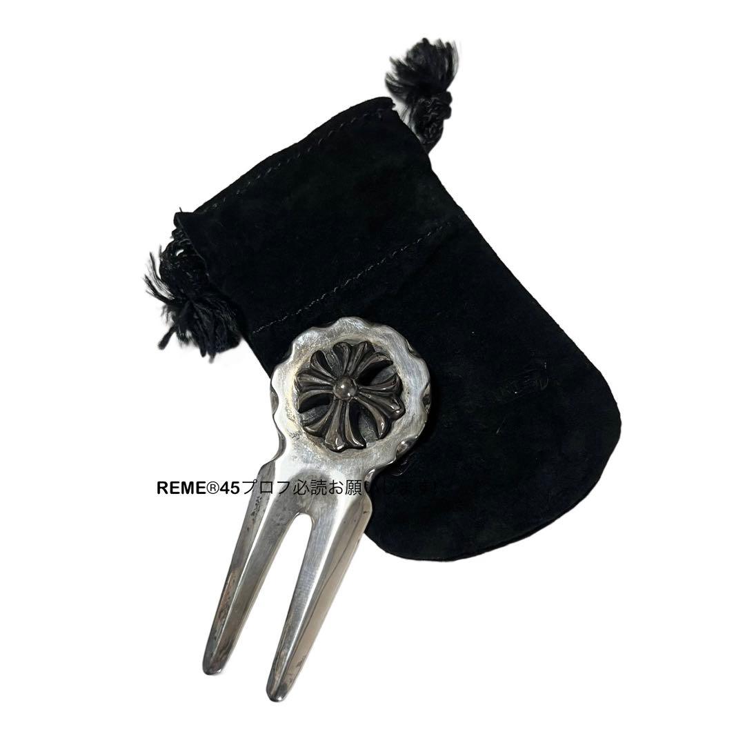 【鑑定済】クロムハーツ GREEN FORK グリーンフォーク ゴルフ シルバー