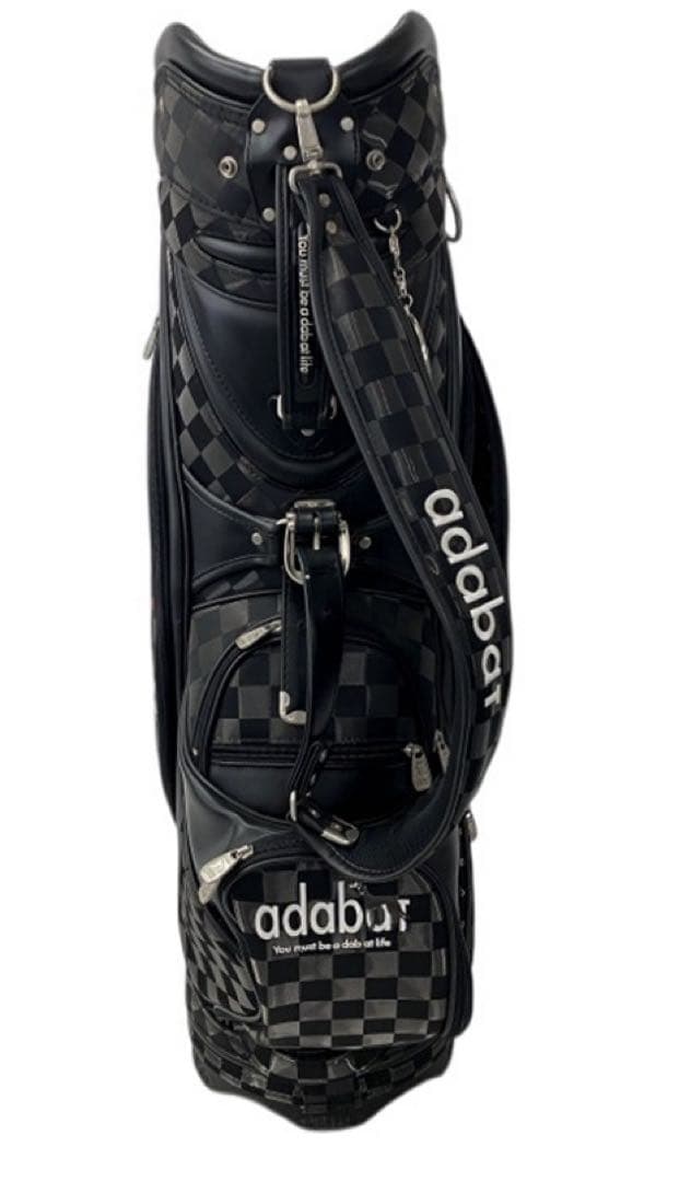 激レア！超美品adabat チェック柄 キャディバッグ 5分割 9型 アダバット