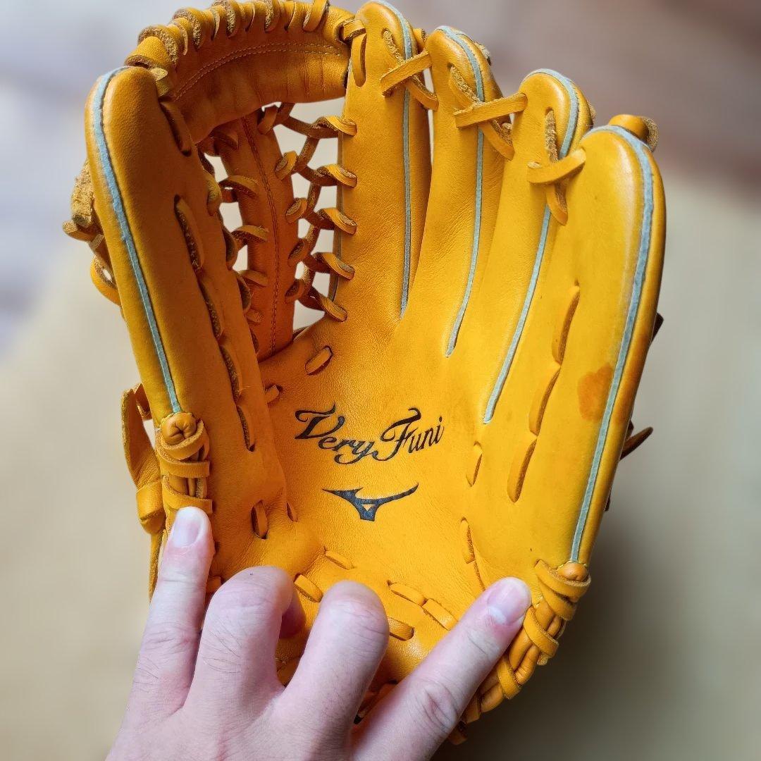 【使用数回】MIZUNOベリフニ　大人用軟式グローブ