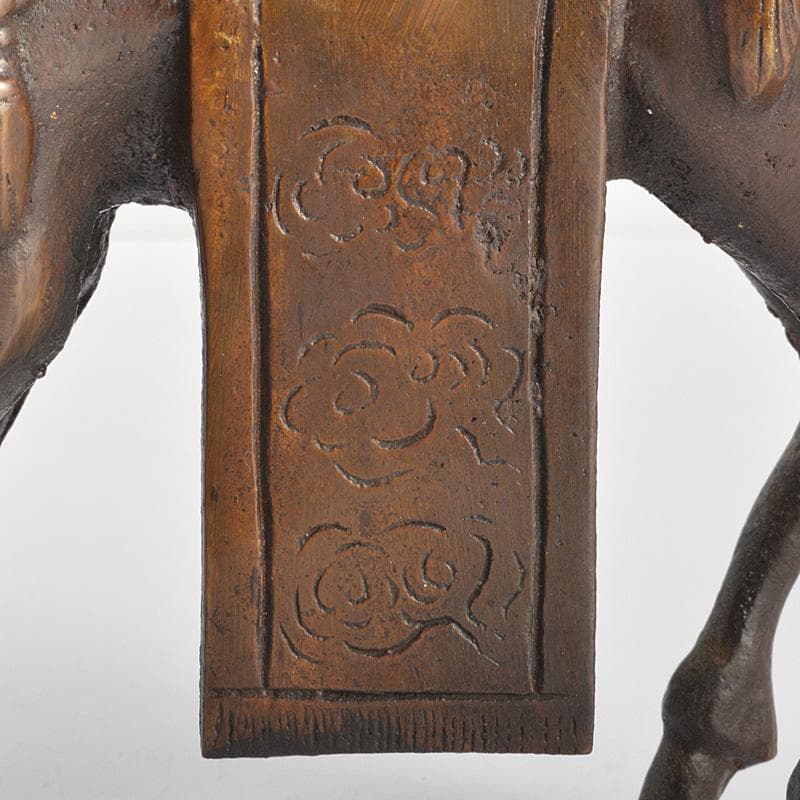 中国　古銅　驢馬賢人 のったり香炉　V　6307