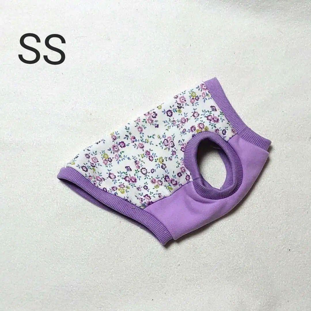 犬服 SS わんこの普段着　ラベンダー小花
