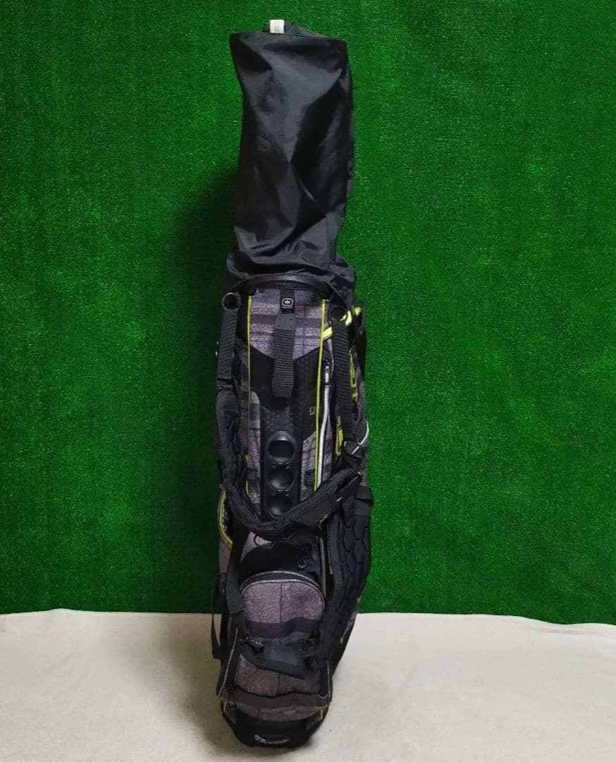 ※希少※　OGIO 8分割スタンド付きゴルフバッグ グレー/イエロー