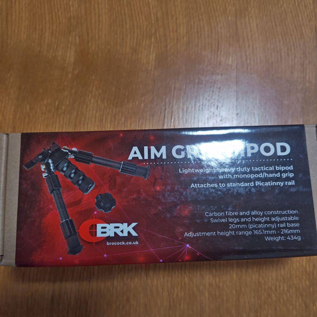 AIM GRIP BIPOD カーボンファイバー.スチール製